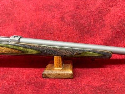 Ruger 77/17 17 Hornet 6+1 18.50" Threaded Barrel, Matte Stainless Steel, Green Mountain Laminate Stock (7220) - Image 4 of 10