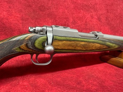 Ruger 77/17 17 Hornet 6+1 18.50" Threaded Barrel, Matte Stainless Steel, Green Mountain Laminate Stock (7220) - Image 3 of 10