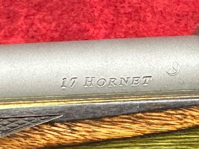 Ruger 77/17 17 Hornet 6+1 18.50" Threaded Barrel, Matte Stainless Steel, Green Mountain Laminate Stock (7220) - Image 9 of 10