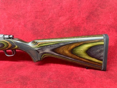 Ruger 77/17 17 Hornet 6+1 18.50" Threaded Barrel, Matte Stainless Steel, Green Mountain Laminate Stock (7220) - Image 7 of 10