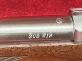 Ruger 77 Hawkeye 250th Anniversary Limited Edition 308 Win 4+1 20" Satin Threaded Barrel, American Black Walnut Fixed Stock (67113) - Image 9 of 12