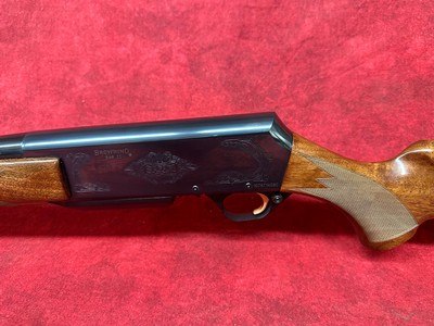 Browning BAR Mark II Safari Semi Auto .338 Win Mag 24" barrel with open sights Comes with the original Box - Image 10 of 12