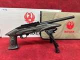 Ruger Charger .22lr 10" with Laminate grip and bi-pod (4901) - Image 1 of 13