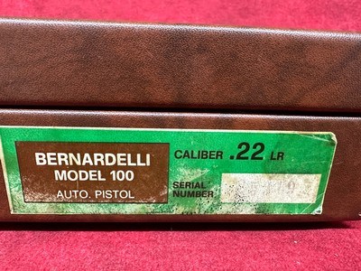 Italian Bernardelli model 100 Target .22lr 6" with Leather case - Image 13 of 13