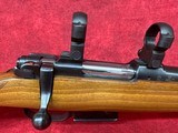CZ 527 Lux, 223 Remington 24” BBL with iron sights, Blued/Wood with rings and box - Image 5 of 17