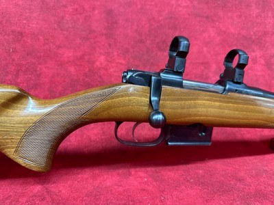CZ 527 Lux, 223 Remington 24” BBL with iron sights, Blued/Wood with rings and box - Image 4 of 17