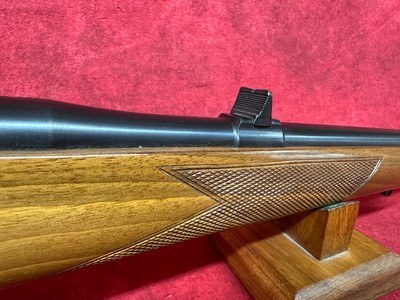CZ 527 Lux, 223 Remington 24” BBL with iron sights, Blued/Wood with rings and box - Image 7 of 17