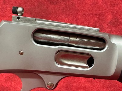 Marlin 1895 Trapper 45-70 Gov 5+1 16.10" Polished Stainless Steel Threaded Barrel, Black Laminate Stock (70450) - Image 4 of 10