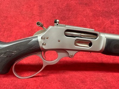Marlin 1895 Trapper 45-70 Gov 5+1 16.10" Polished Stainless Steel Threaded Barrel, Black Laminate Stock (70450) - Image 3 of 10
