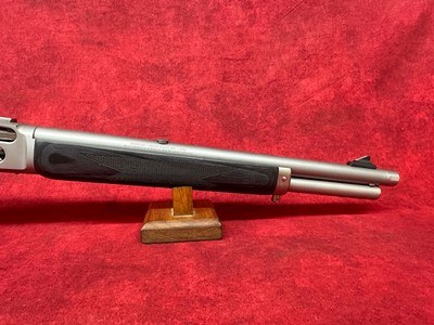 Marlin 1895 Trapper 45-70 Gov 5+1 16.10" Polished Stainless Steel Threaded Barrel, Black Laminate Stock (70450) - Image 5 of 10