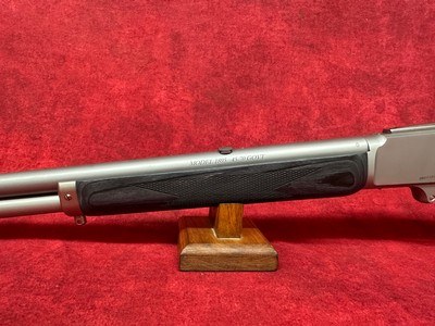 Marlin 1895 Trapper 45-70 Gov 5+1 16.10" Polished Stainless Steel Threaded Barrel, Black Laminate Stock (70450) - Image 9 of 10
