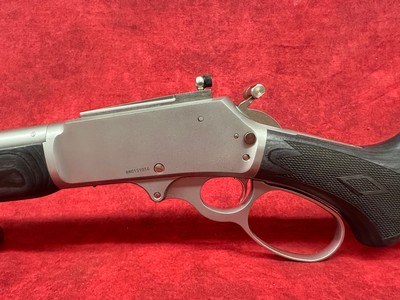 Marlin 1895 Trapper 45-70 Gov 5+1 16.10" Polished Stainless Steel Threaded Barrel, Black Laminate Stock (70450) - Image 8 of 10
