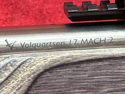 Ruger 10/22 17 Mach 2 with 18" SS Threaded Volquartsen barrel and Boyds Laminate stock - Image 10 of 11