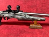 Ruger 10/22 17 Mach 2 with 18" SS Threaded Volquartsen barrel and Boyds Laminate stock - Image 5 of 11