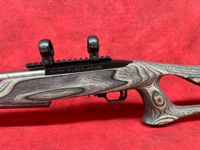 Ruger 10/22 17 Mach 2 with 18" SS Threaded Volquartsen barrel and Boyds Laminate stock - Image 9 of 11