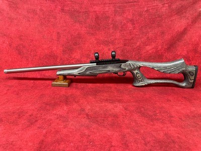 Ruger 10/22 17 Mach 2 with 18" SS Threaded Volquartsen barrel and Boyds Laminate stock - Image 7 of 11