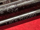 COLT PYTHON LETS RODEO POLISHED BLUED ENGRAVED/24KT GOLD REVOLVER 357 MAG 6" 6 RD (PYTHONSP6WFT-ENG) - Image 9 of 10