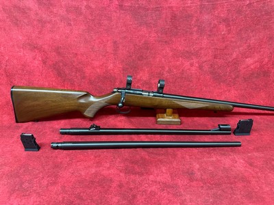 CZ-USA 455 with 2 extra barrels, 22lr, 22 Mag, and 17 HMR - Image 1 of 15