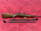 CZ-USA 455 with 2 extra barrels, 22lr, 22 Mag, and 17 HMR - Image 1 of 15