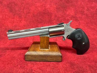 North American Arms Mini-Master  22 LR 5 Shot 4" Stainless Steel Rib Barrel (MML) - Image 5 of 8