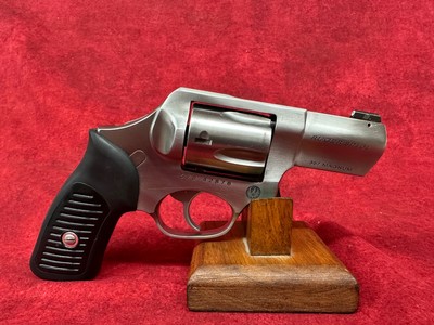 Ruger SP101 357 Mag 5rd 2.25" Satin Stainless Steel Barrel, Cylinder & Frame, Black Rubber Grip, Transfer Bar Safety, Concealed Hammer (5720& - Image 1 of 9