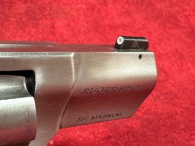 Ruger SP101 357 Mag 5rd 2.25" Satin Stainless Steel Barrel, Cylinder & Frame, Black Rubber Grip, Transfer Bar Safety, Concealed Hammer (5720& - Image 5 of 9