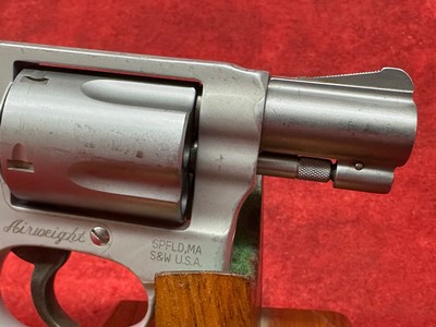 Smith & Wesson 642 Airweight 38 Special +P 5 Shot 1.88" Stainless Steel Barrel, Stainless Cylinder, Concealed Hammer J-Frame (103810) - Image 4 of 11
