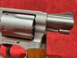 Smith & Wesson 642 Airweight 38 Special +P 5 Shot 1.88" Stainless Steel Barrel, Stainless Cylinder, Concealed Hammer J-Frame (103810) - Image 4 of 11