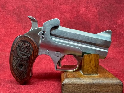 Bond Arms Snakeslayer Original 45 Colt/410 Gauge 2rd Shot 3.50" Stainless w/Rosewood Grips (BASS) - Image 1 of 6