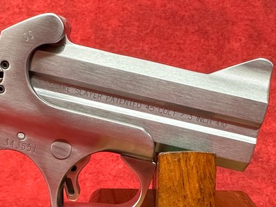 Bond Arms Snakeslayer Original 45 Colt/410 Gauge 2rd Shot 3.50" Stainless w/Rosewood Grips (BASS) - Image 3 of 6