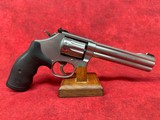 Smith & Wesson 617 .22 LR Stainless Steel 6" Barrel & 10 Shot Cylinder, Satin Stainless Steel K-Frame, Black Polymer Grip,Internal Lock (1605 - Image 1 of 9