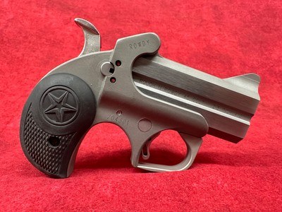 Bond Arms Rowdy Rough Series 45 Colt/410 Gauge 2rd Shot 3" Stainless Steel Stainless Steel Frame Black Rubber Grips (BARW) - Image 1 of 3