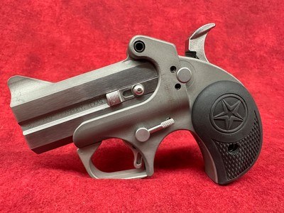 Bond Arms Rowdy Rough Series 45 Colt/410 Gauge 2rd Shot 3" Stainless Steel Stainless Steel Frame Black Rubber Grips (BARW) - Image 3 of 3