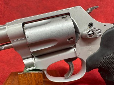 Smith & Wesson 637 w/Laser J-Frame 38 Special +P 5 Shot 1.88" Stainless Steel Barrel, Black Crimson Trace Laser grip (163052) - Image 6 of 9