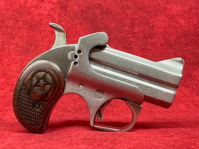 Bond Arms Texas Original 45 Colt/410 Gauge 2rd 3" Barrel, Stainless Metal Finish, Rosewood Grip (BATD) - Image 1 of 2