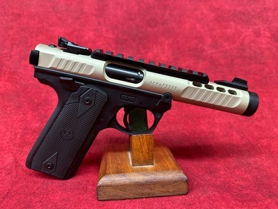Ruger Mark IV 22/45 Lite Champagne 22 LR 4.4in 2-10Rd Mags (43955) - Image 1 of 6