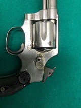 Smith & Wesson .32 hand ejector second model of 1903, 5th change, nickel - 3 of 9