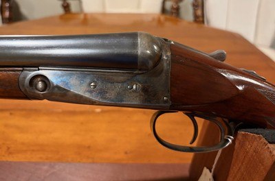 PARKER Bros. Trojan 12ga.Strong Case Color, blue and wood, Classic American SxS