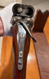 PARKER Bros. Trojan 12ga.Strong Case Color, blue and wood, Classic American SxS - 4 of 15