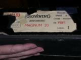 1109 TWENTY GAUGE BELGIUM BROWNING A-5 MAGNUM 20 NIB- 5 of 5