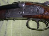 J J REEB 8X57 DOUBLE RIFLE OVER 16 GA BEAUTIFUL CONDITION APPEARS TO BE ALL ORIGINAL - 2 of 10