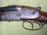 J J REEB 8X57 DOUBLE RIFLE OVER 16 GA BEAUTIFUL CONDITION APPEARS TO BE ALL ORIGINAL - 1 of 10