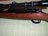 RARE HUQVARNA 30-06 MODEL 458-07 WITH MANNLICHER STOCK AND APPEARS TO BE UNFIRED   - 6 of 9