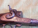 LOUIS ADAMI 12 BEAUTULLY ENGRAVED 12 GAUGE  GERM SXS WITH HAMMERS - 2 of 15