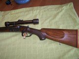 GUSTAVE KERSTEN 9.3X74 DOUBLE RIFLE, ZEISS JENA 4X CLAW MOUNTS - 6 of 15