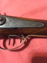ENGRAVED Antique Belgium SxS Shotgun by”Schepers “ - 13 of 15