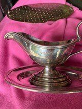 Nazi Third Reich German Formal Dining SilverwareGravy Boat - 4 of 4