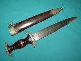 Rare Maker German WW2 SA Dagger Knife - 2 of 13