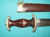 Rare Maker German WW2 SA Dagger Knife - 1 of 13