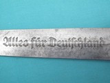 Rare Maker German WW2 SA Dagger Knife - 10 of 13